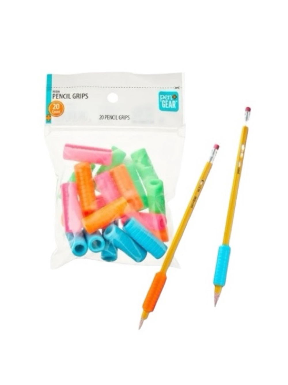 Pen+Gear Vibrant Pencil Grips Set
